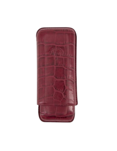 Etui IPV Caïman 2 cigares Robusto - Bourgogne
