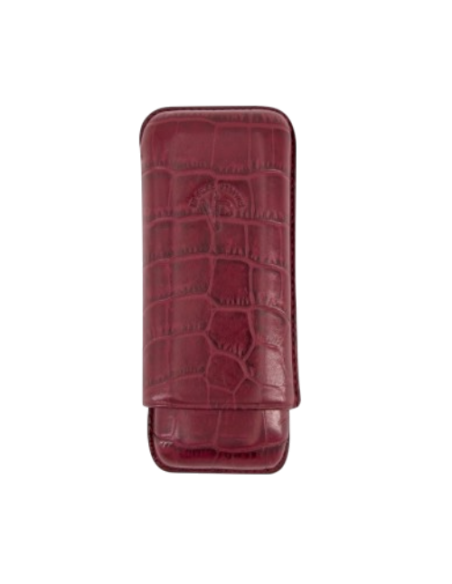 Etui IPV Caïman 2 cigares Robusto - Bourgogne