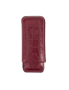 Etui IPV Caïman 2 cigares Robusto - Bourgogne