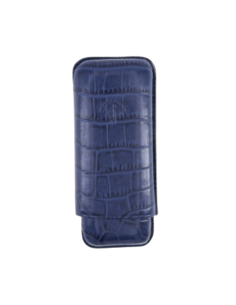 Etui IPV Caïman 2 cigares Robusto - Blue jeans