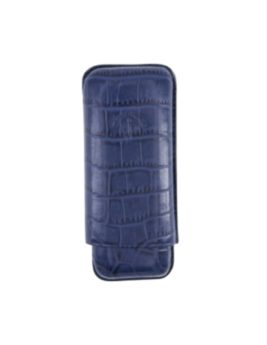 Etui IPV Caïman 2 cigares Robusto - Blue jeans