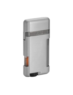 Briquet torche Palio Lazio 1 flamme - Argent