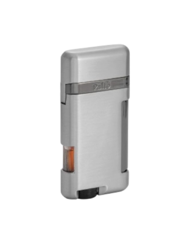 Briquet torche Palio Lazio 1 flamme - Argent