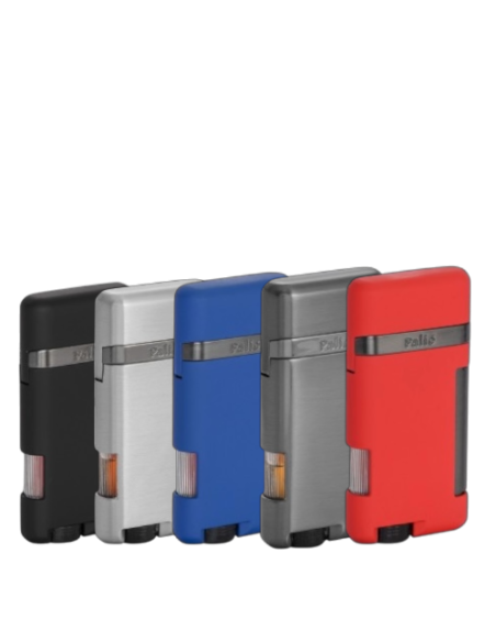 Briquet torche Palio Lazio 1 flamme - Argent