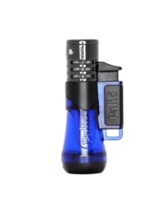 Briquet torche Palio Siena 1 flamme - Bleu