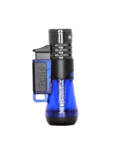 Briquet torche Palio Siena 1 flamme - Bleu 2
