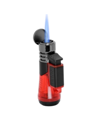 Briquet torche Palio Siena 1 flamme - Rouge
