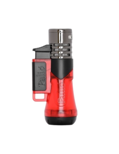 Briquet torche Palio Siena 1 flamme - Rouge 2