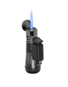 Briquet torche Palio Siena 1 flamme - Noir