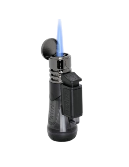 Briquet torche Palio Siena 1 flamme - Noir