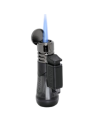 Briquet torche Palio Siena 1 flamme - Noir