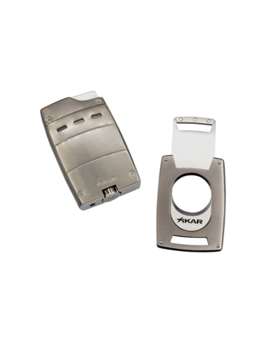 Xikar Ultra Combo , briquet torche 1 flamme et coupe-cigare