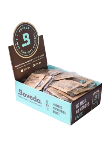 BOVEDA le lot de 100 sachets 8 g. Rh: 72% .
