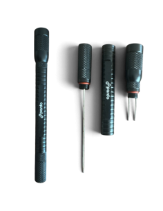 Outil cigare multifonction: double emporte pièce, perforateur, aiguille.