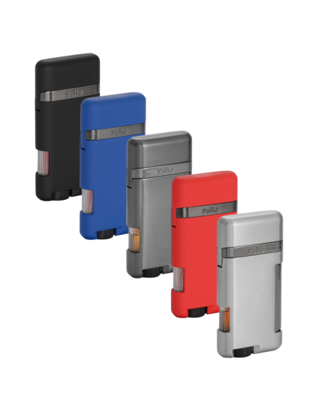 Briquet 1 torche Palio LAZIO flamme inclinée