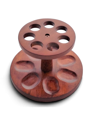 Rack bois forme circulaire pour 7 pipes