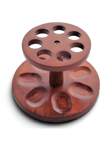 Rack bois forme circulaire pour 7 pipes