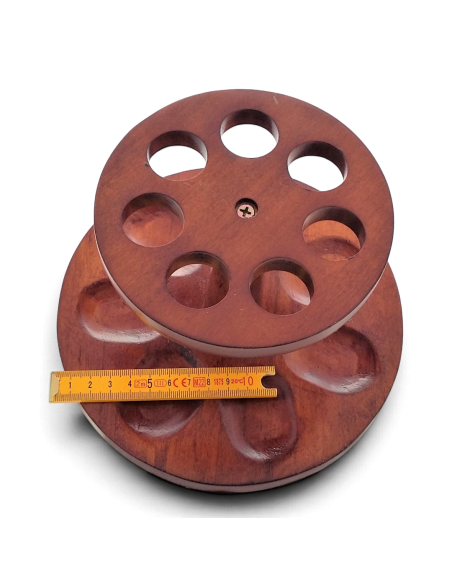 Rack bois circulaire pour 7 pipes