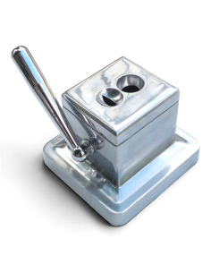 Coupe cigare de bureau coupe en Vé & Droite aluminium poli 2
