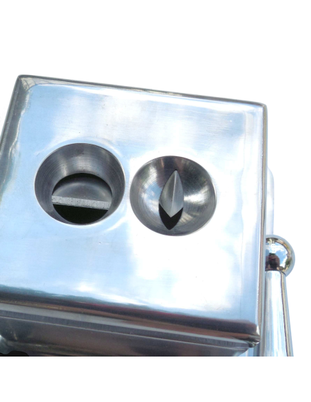 Coupe cigare de bureau coupe en Vé & Droite aluminium poli