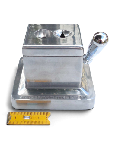 Coupe cigare de bureau coupe en Vé & Droite aluminium poli
