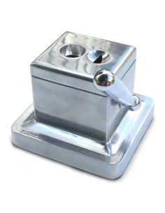 Coupe cigare de bureau coupe en Vé & Droite aluminium poli