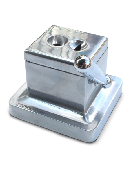Coupe cigare de bureau coupe en Vé & Droite aluminium poli