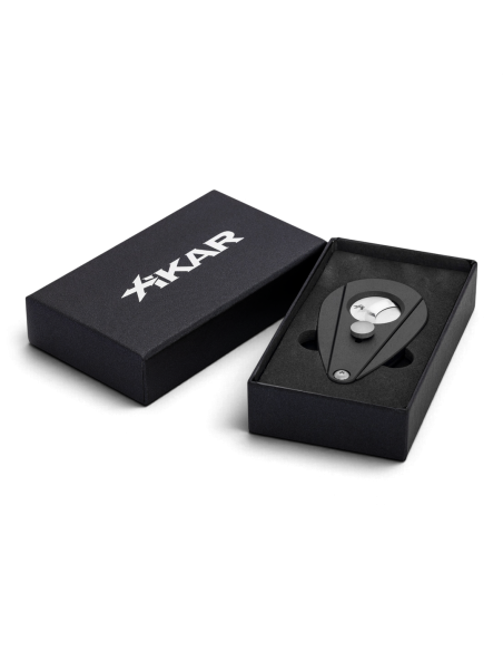 Coupe cigare double lame  XIKAR série résine 200 Noir