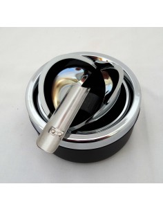 Cendrier cigare en métal avec trappe d'évacuation 2